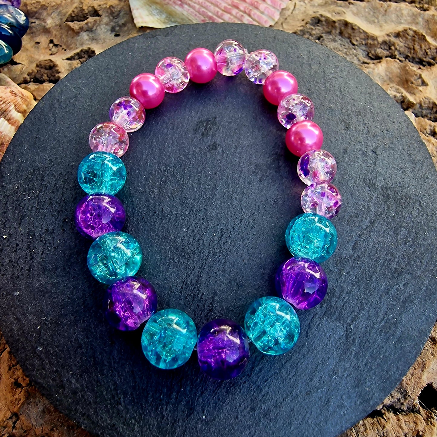 Armband Zuckerwattenbunt