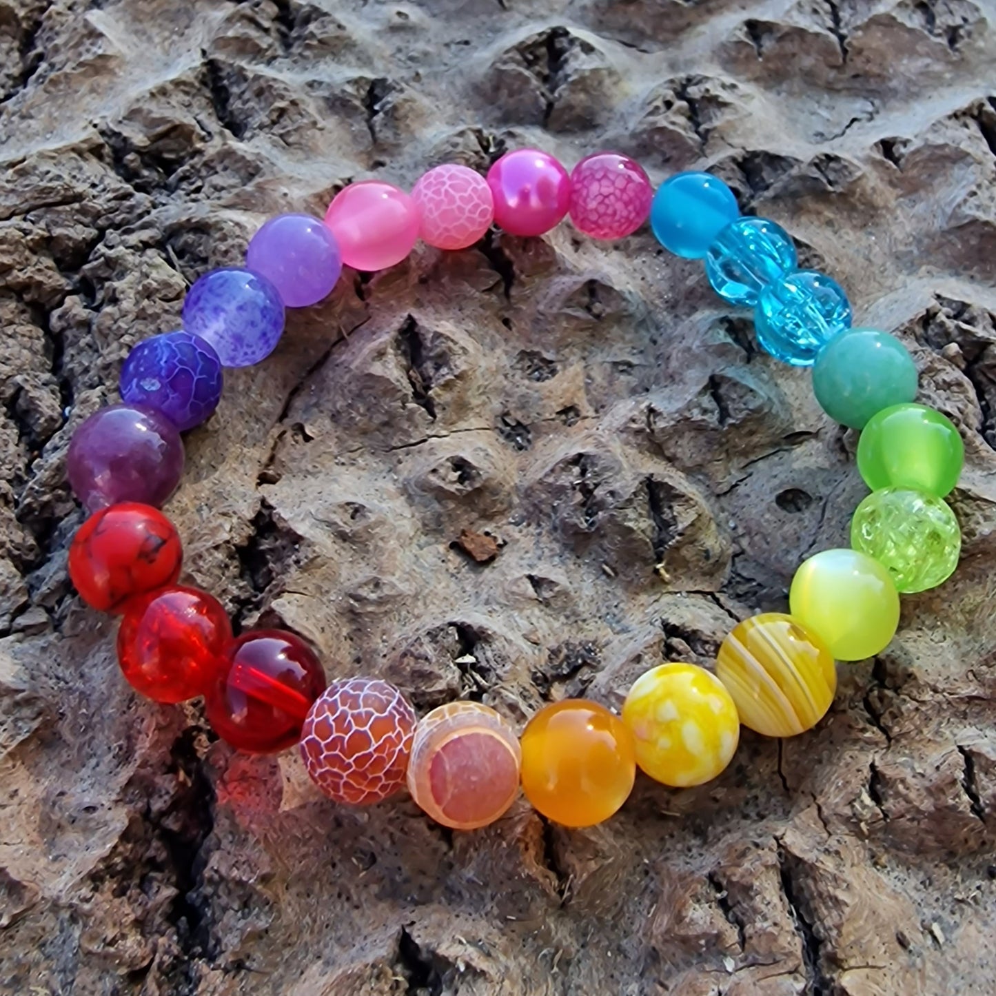Regenbogen Armband