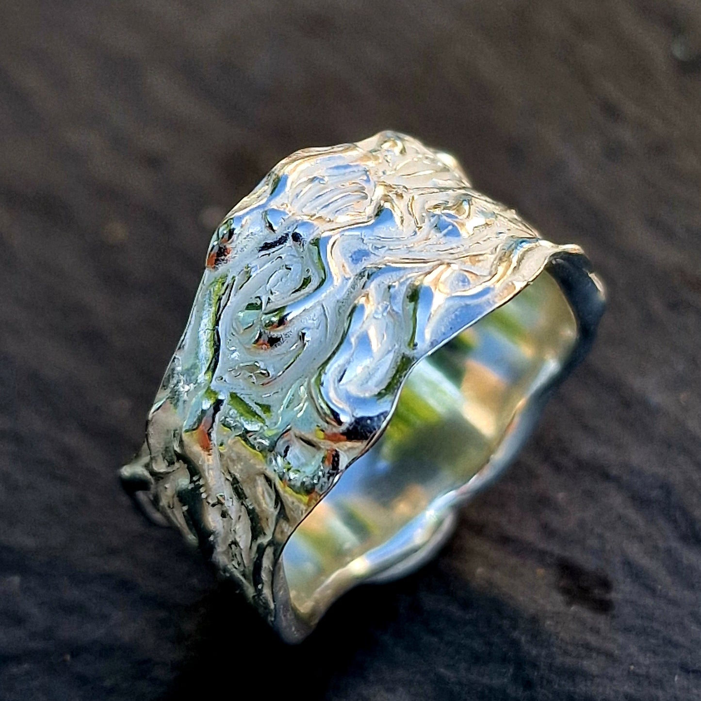 Waves Silberring