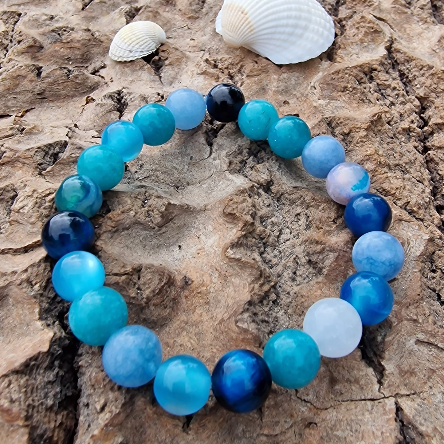 Sommerarmband Meeresblau