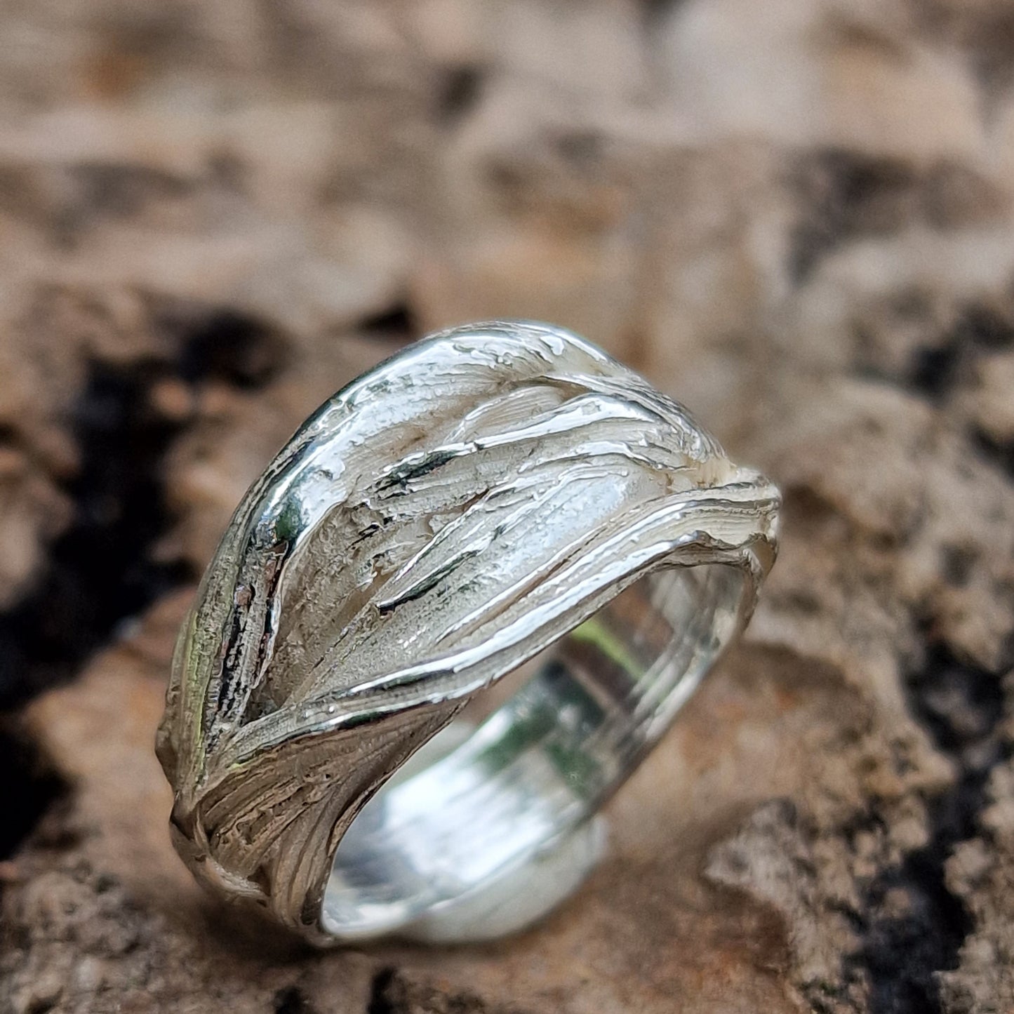 Mitsuro Hikime Silberring Größe 53