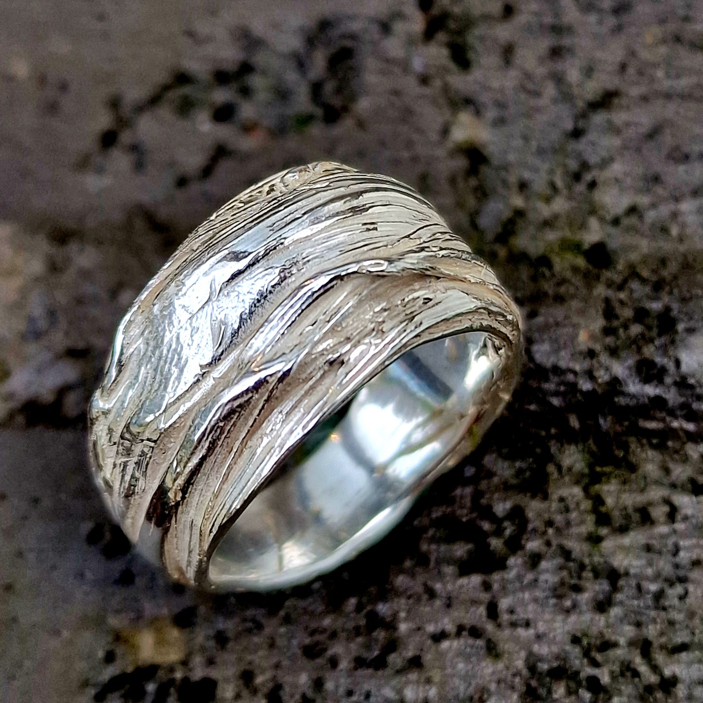 Silberring Mitsuro Hikime Größe 61