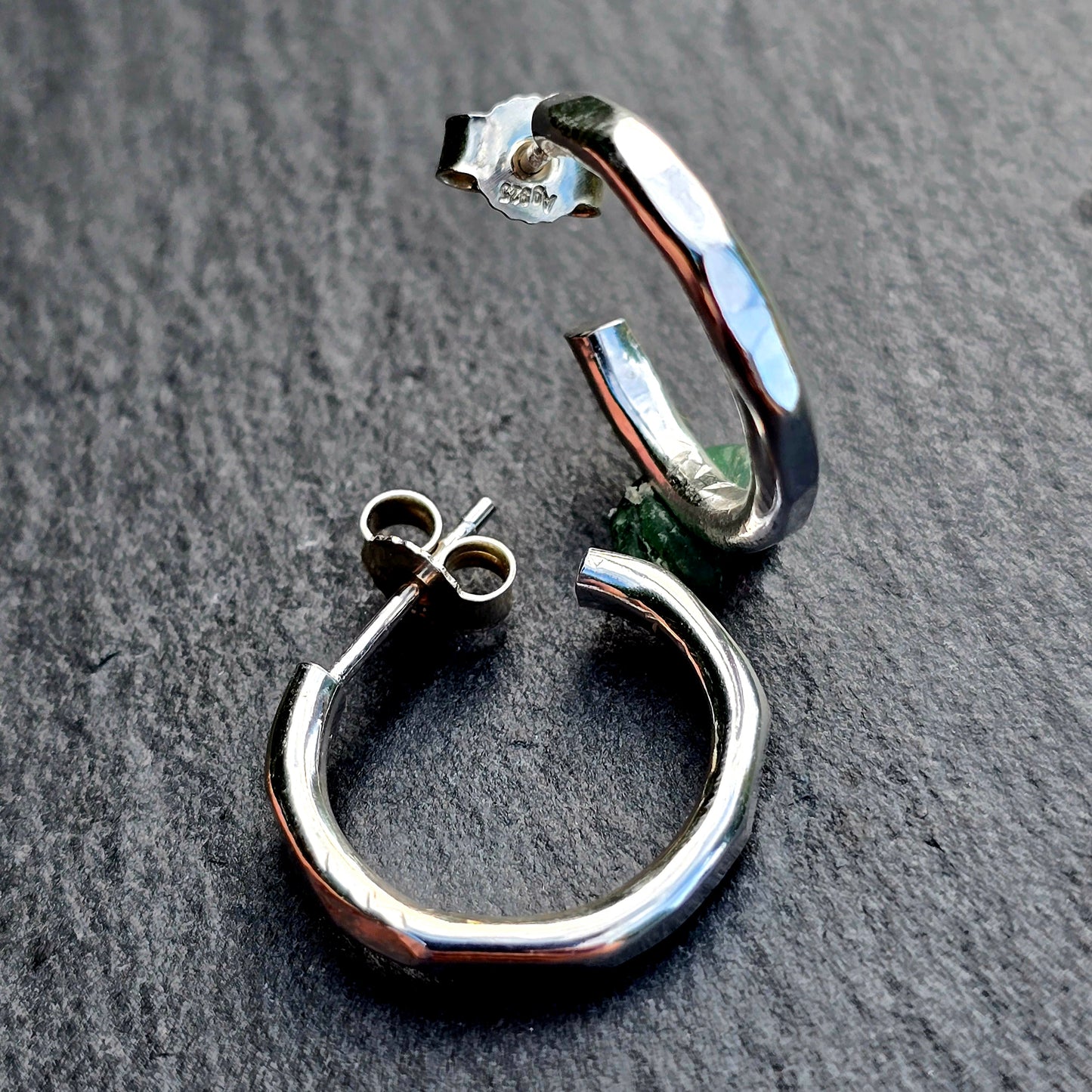 Wattcreolen in 925 Silber