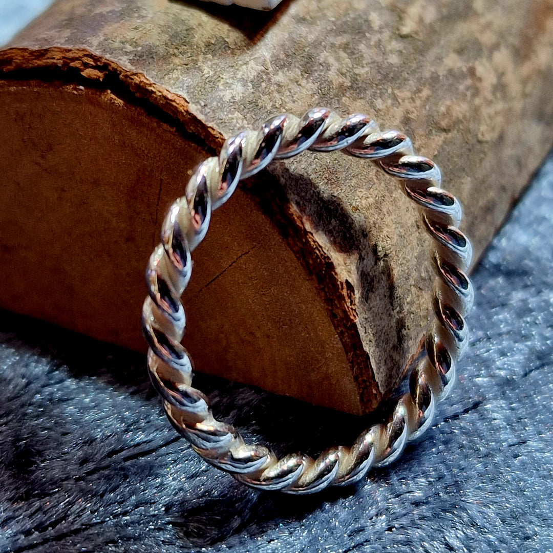 Tauring aus 925 Silber MAXI  Handgeschmiedet mit maritimer Symbolik
