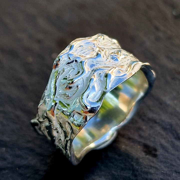 Waves Silberring