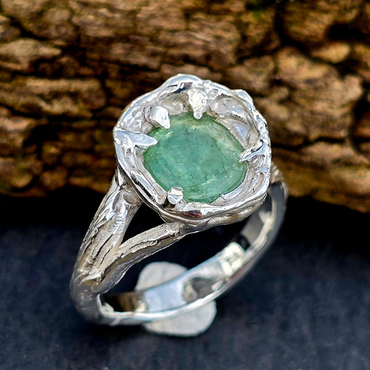 Smaragd Ring Größe 60 Unikat