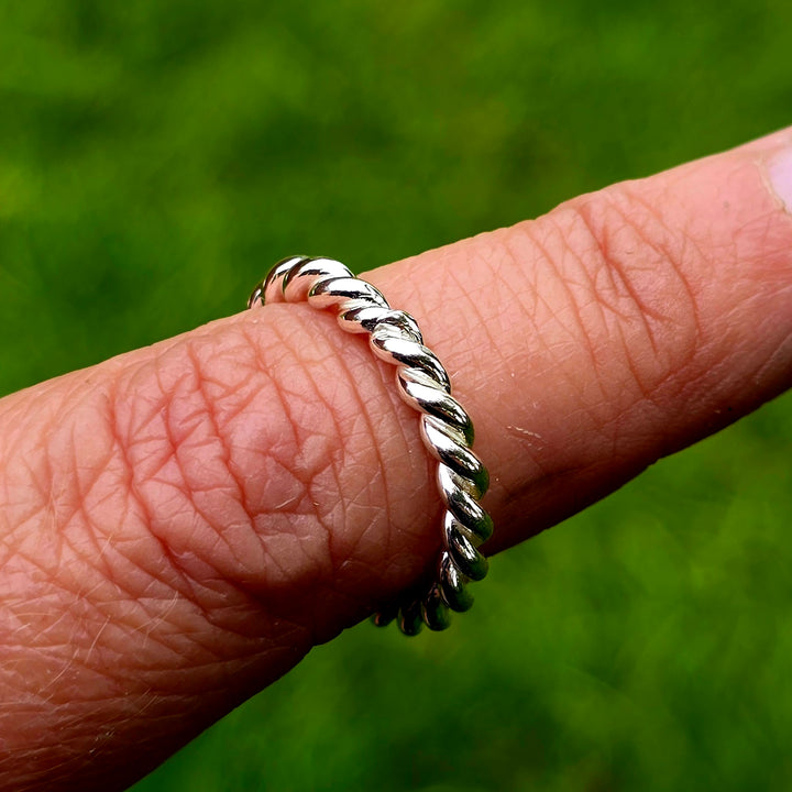 Tauring aus 925 Silber MAXI  Handgeschmiedet mit maritimer Symbolik